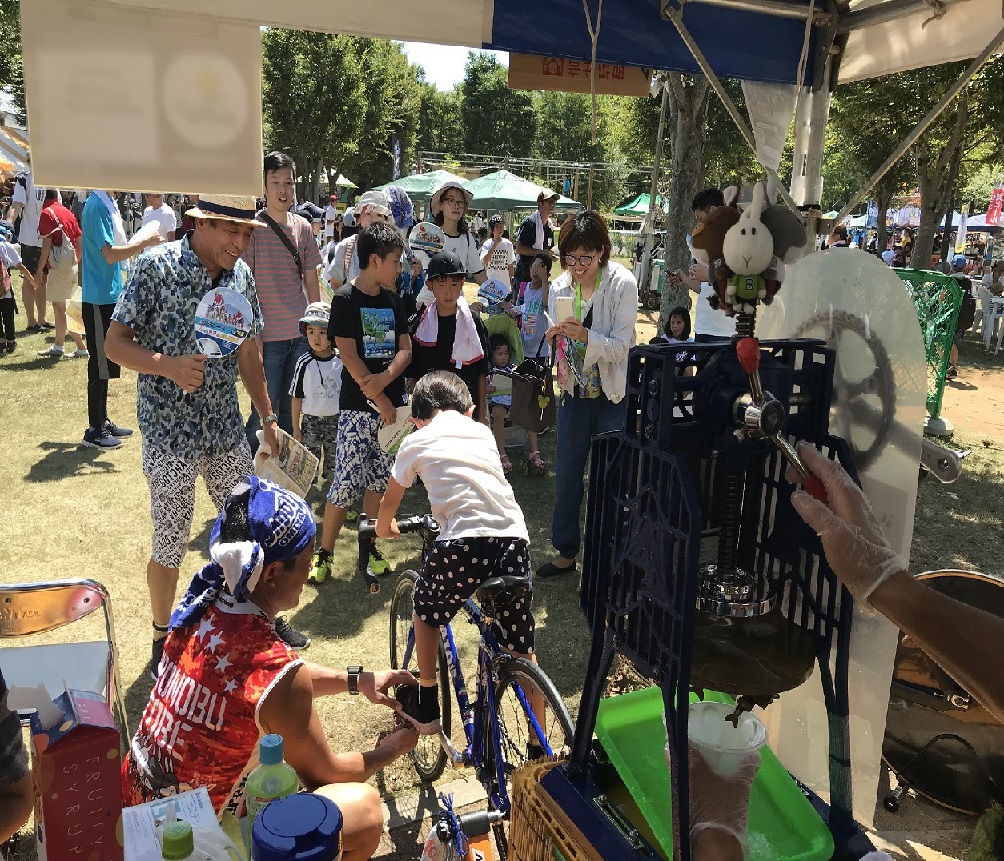 茨城県つくば市「まつりつくば2019」にて茨城国体ロードレースの